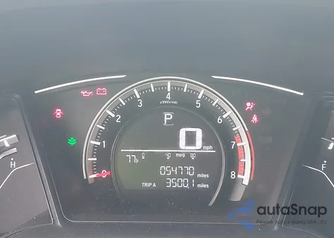 2017 Honda Civic Lx from USA, damaged, VIN 19XFC2F54HE223127